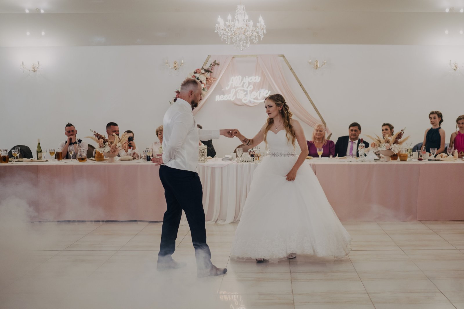 Princeznovské svatební šaty 36/38 a další doplňky